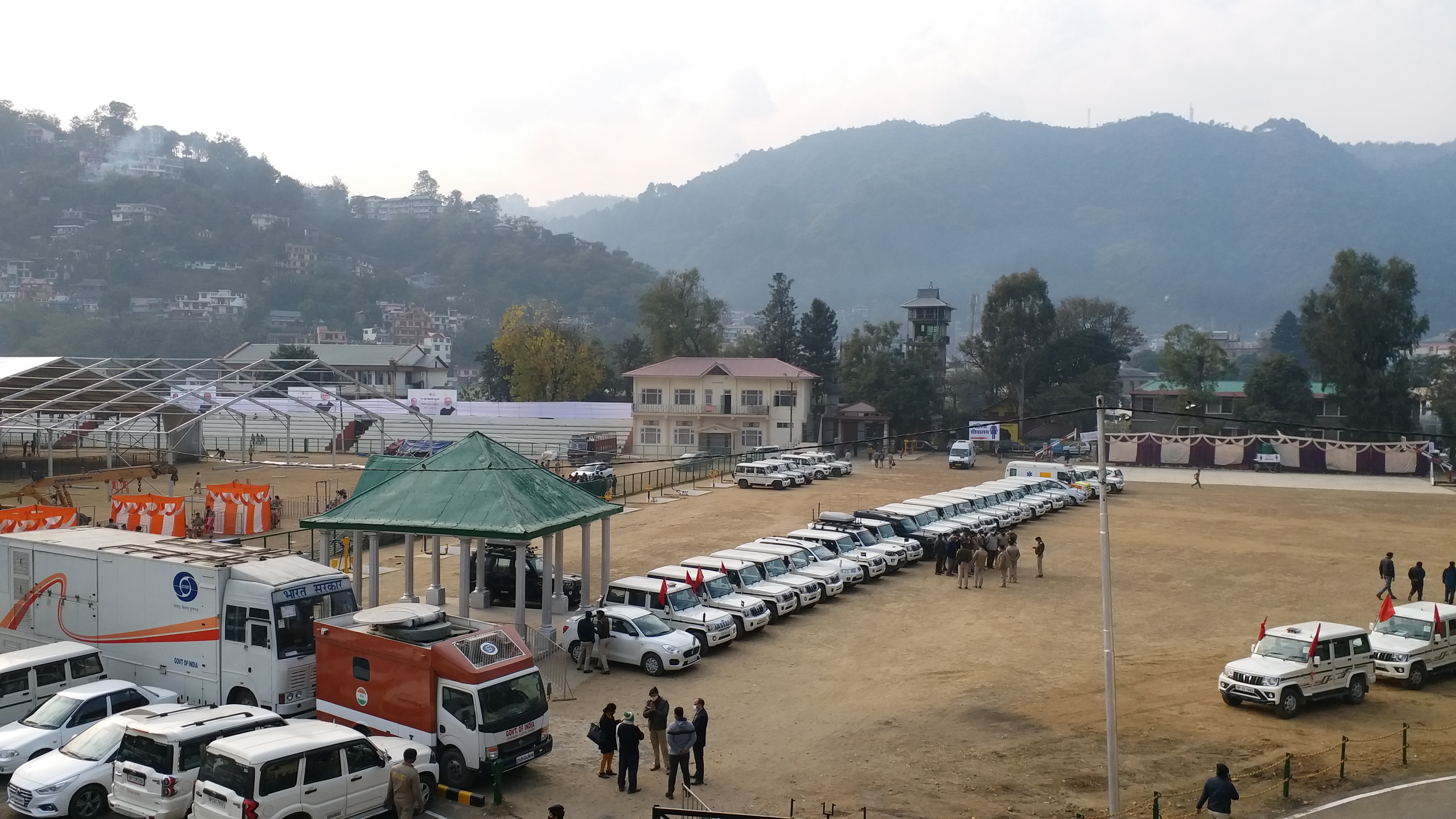 Police preparations for PM Modi visit to Himachal