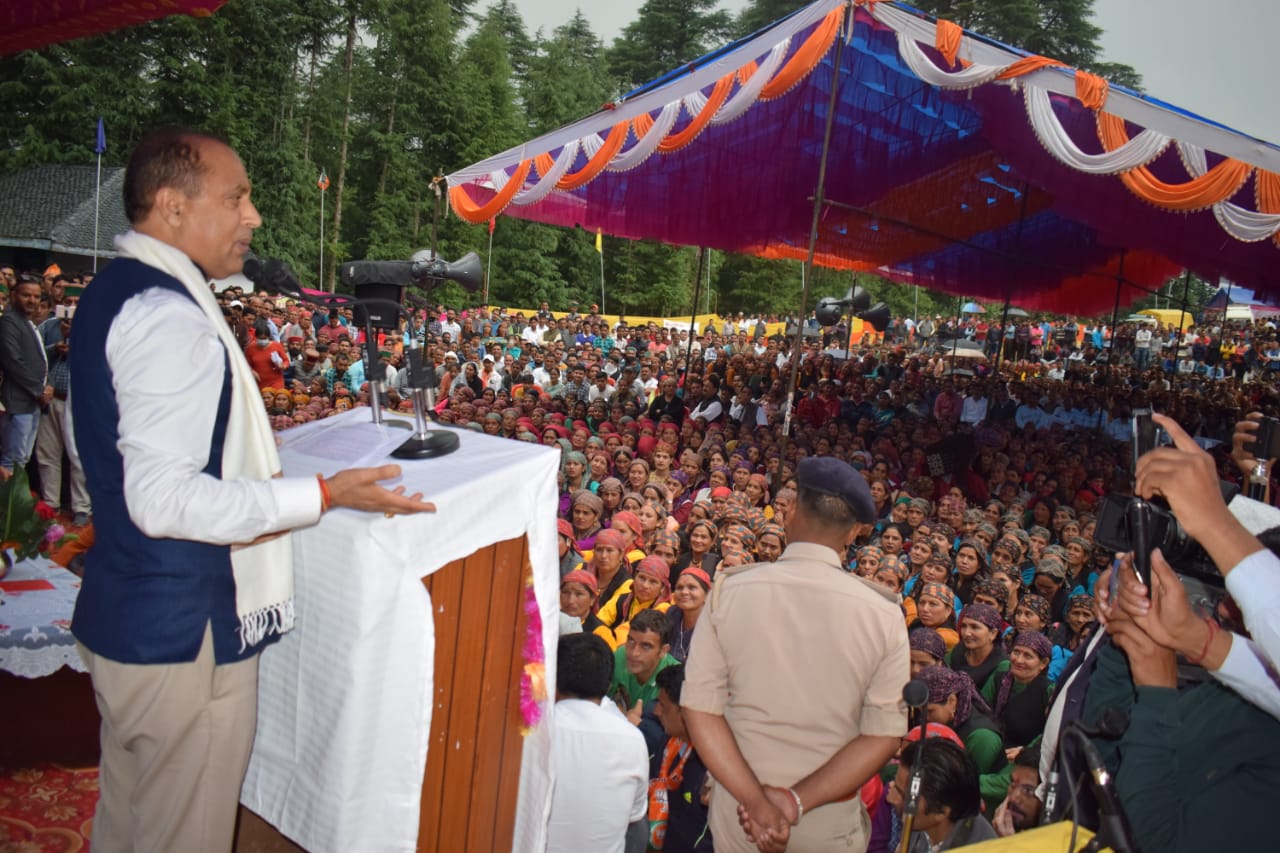 CM Jairam thakur visit to Mandi