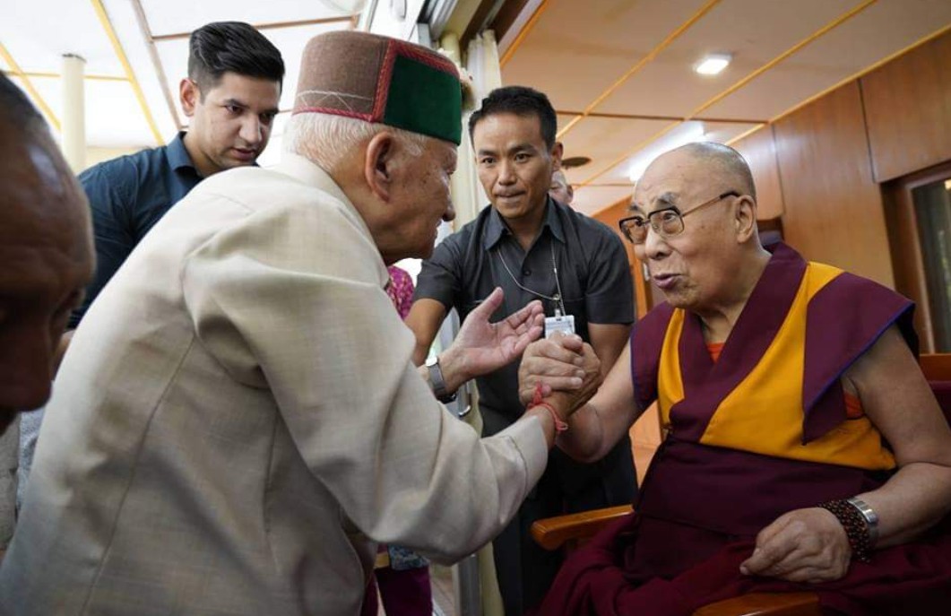 Parmanand Kapoor with Dalai Lama