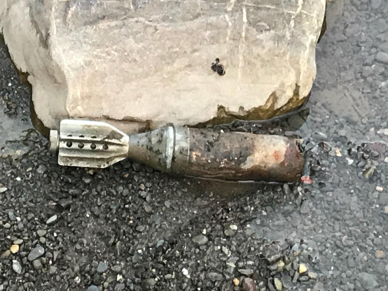 Mortar found in mandi