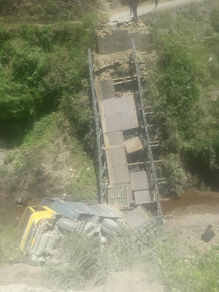 Bridge Collapsed in Mandi