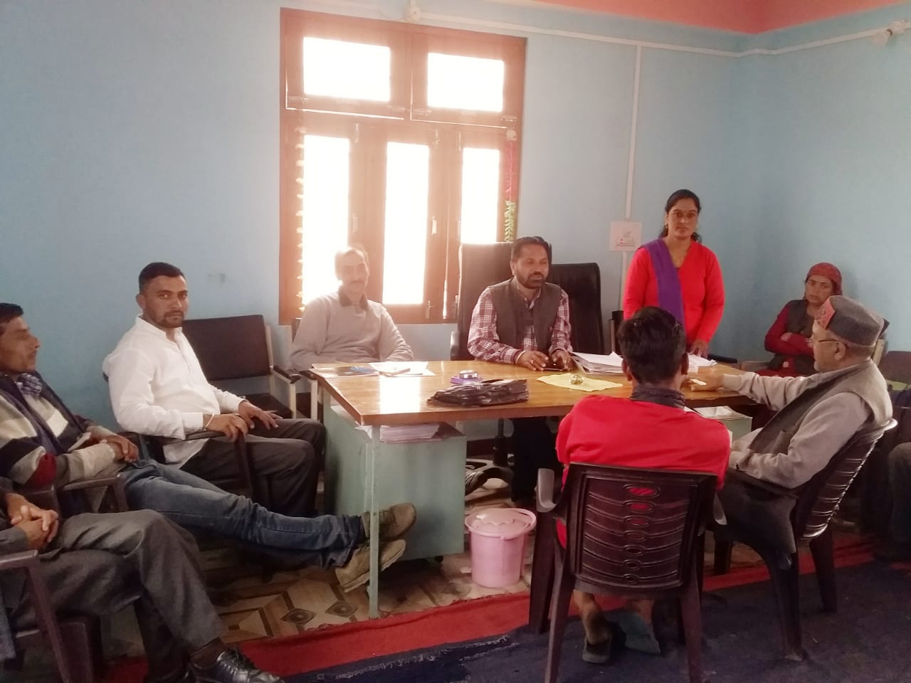 gram sabha meeting in karsog