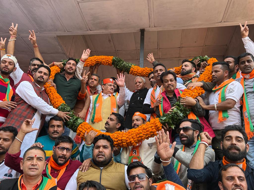 JP Nadda rally in dharampur