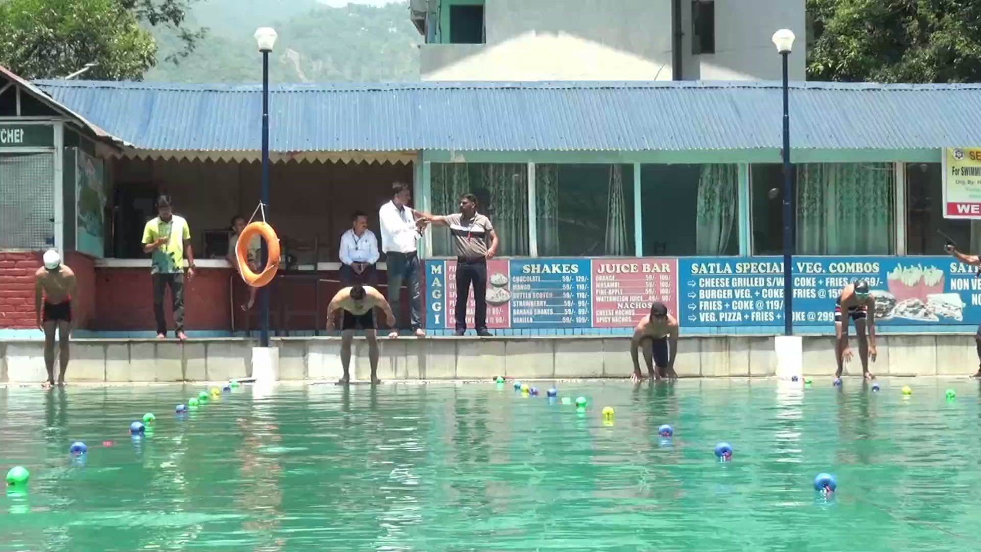 Selection Trial for National Swimming Championship in Mandi.