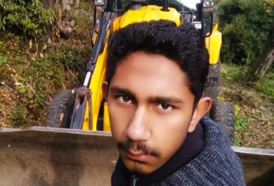 dead body of jcb operator ankit