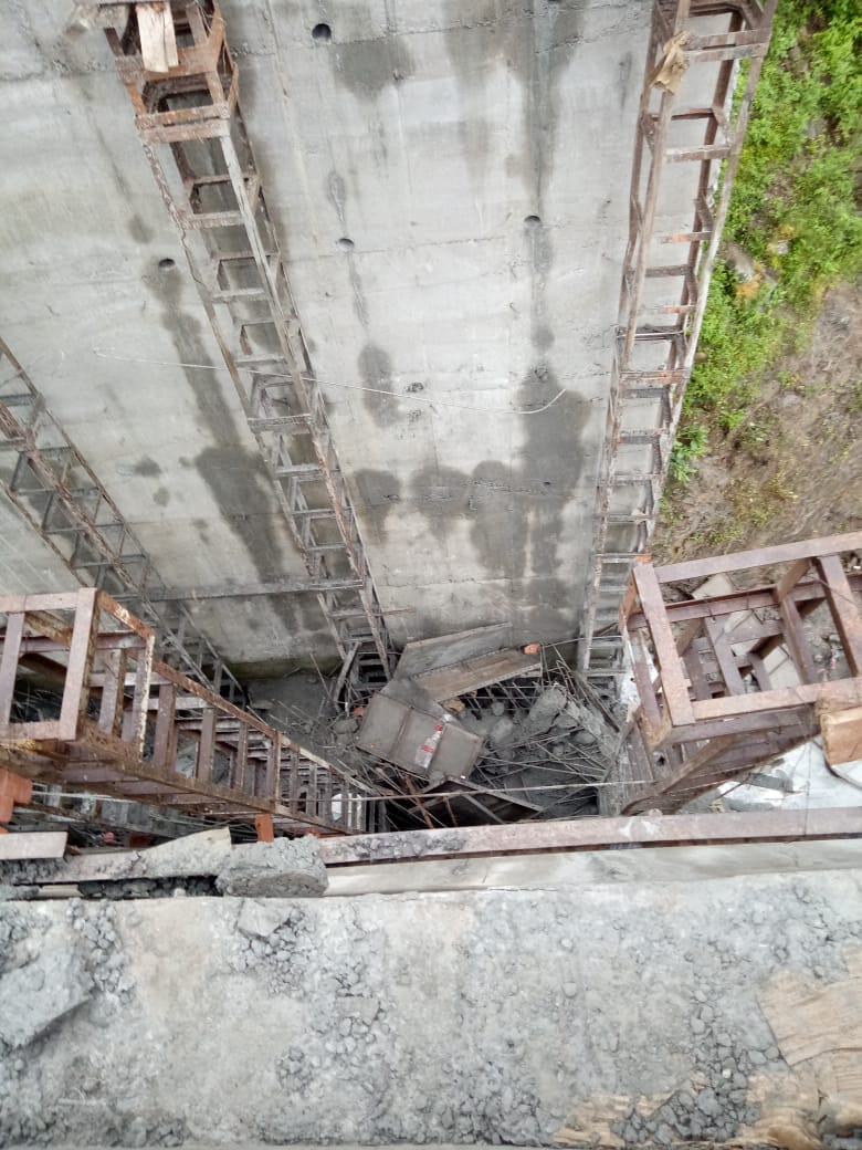 laborers injured by falling bridge