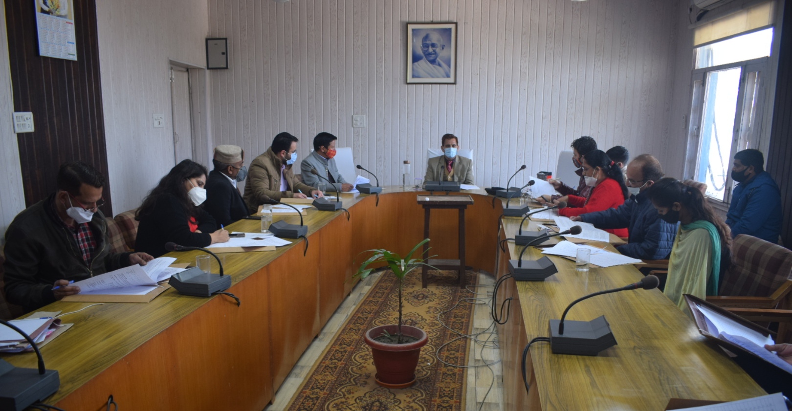 DC Sirmour held a meeting regarding child protection schemes