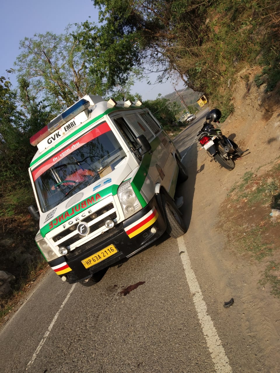 road accident in nahan