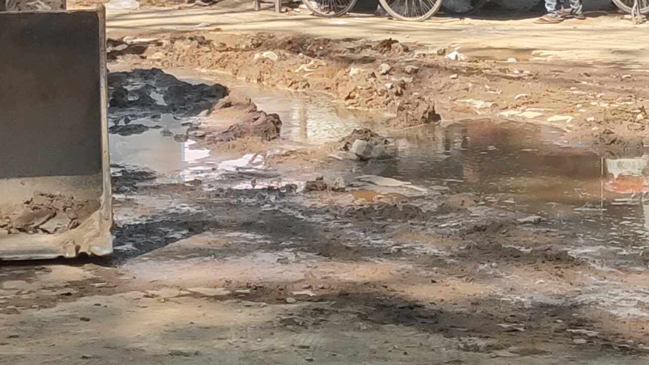 sewerage line paonta sahib