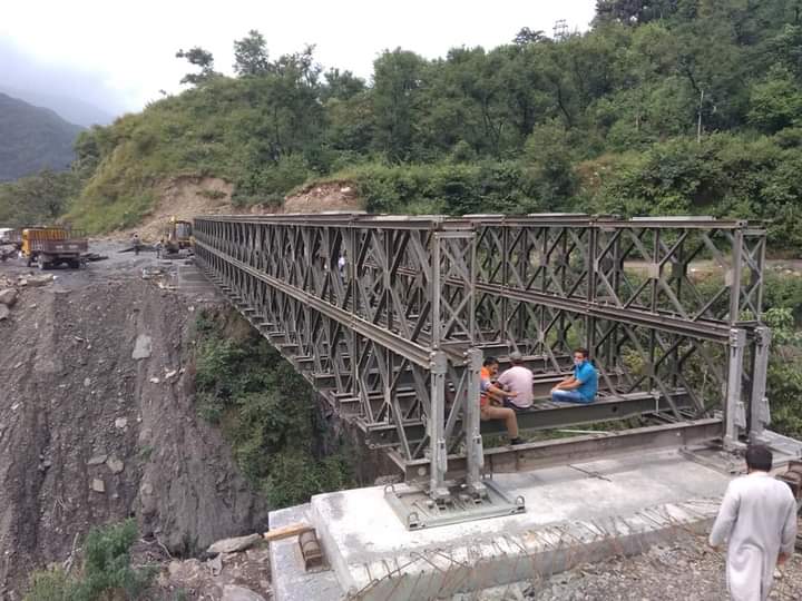 Energy Minister Sukhram Chaudhary inspected Tilgil Bridge in Paonta sahib