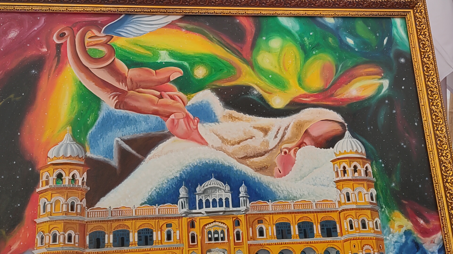 Paintings exhibition in Paonta Sahib, पांवटा साहिब में पेंटिंग प्रदर्शनी