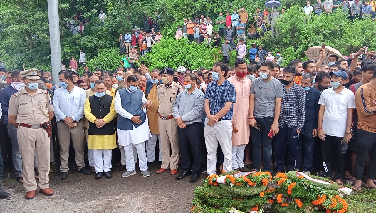 Martyr Jawan Prashant Thakur Funeral ceremony