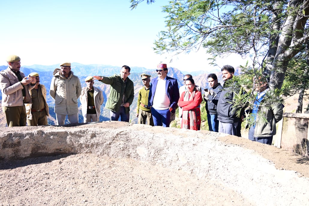 govind singh thakur inspected plantation dirve