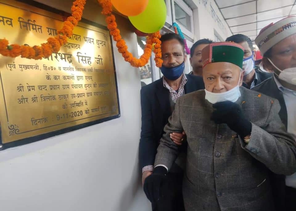 Virbhadra Singh visits Arki