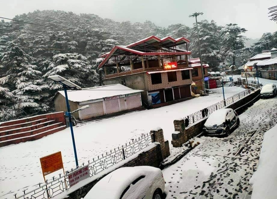 snowfall in Solan