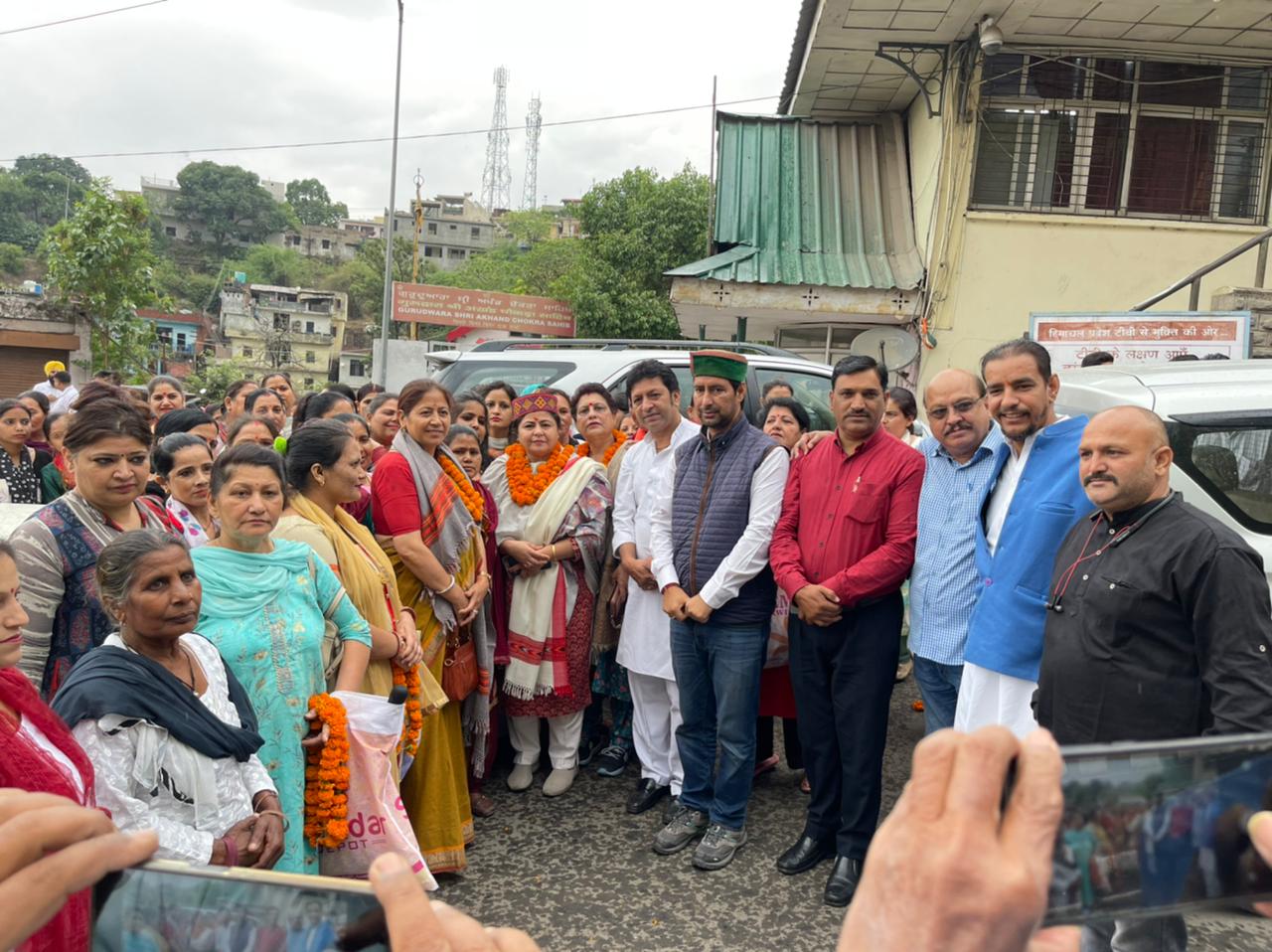 Mahila Congress President Netta DSouza himachal tour