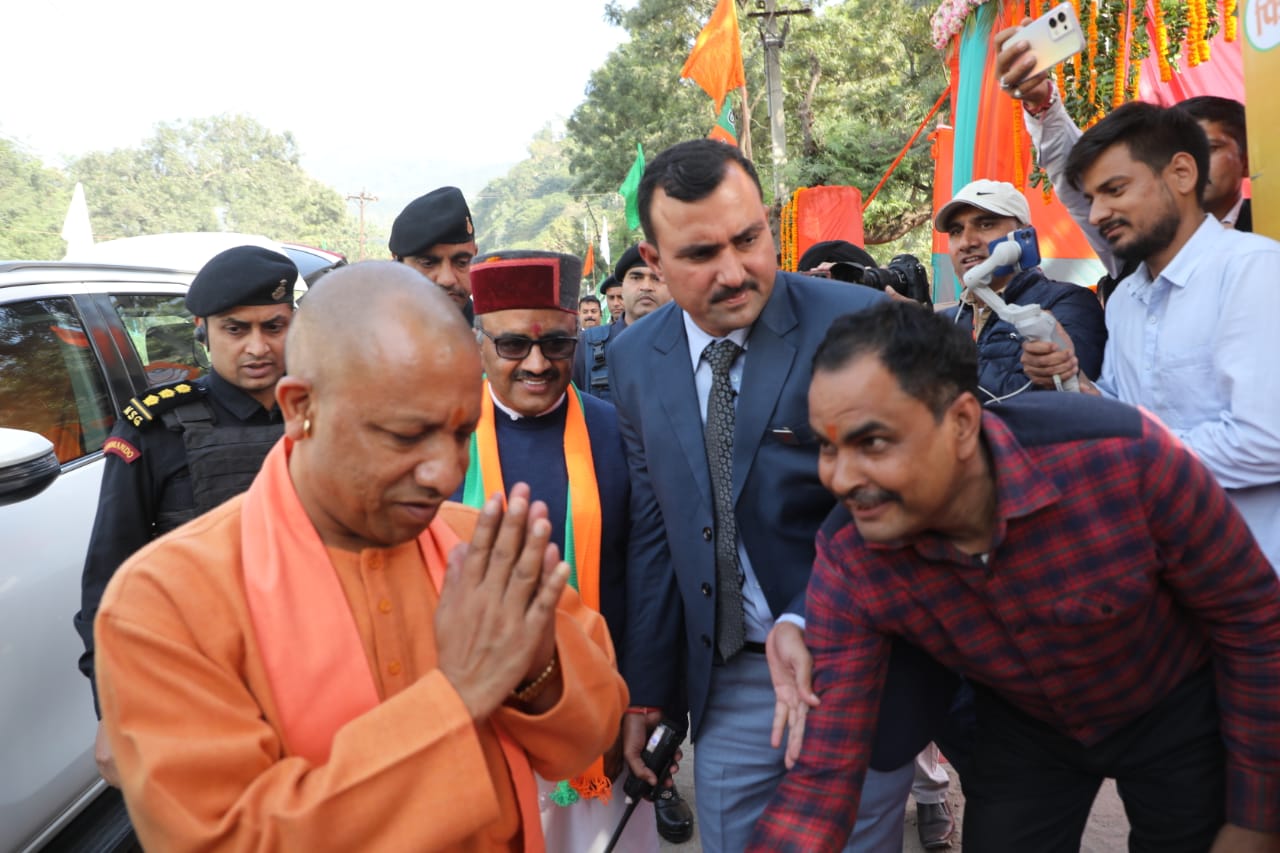 UP CM Yogi Adityanath Rally in Kasauli