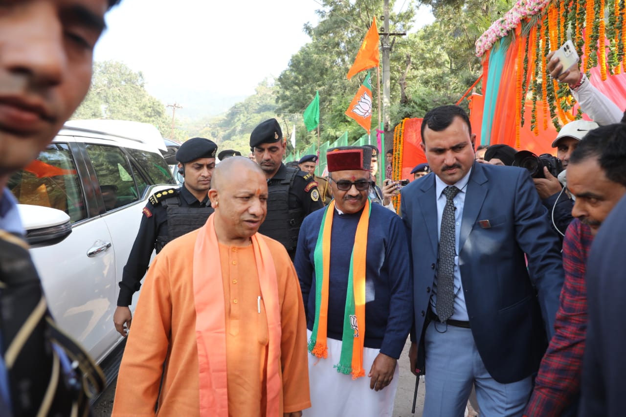 UP CM Yogi Adityanath Rally in Kasauli