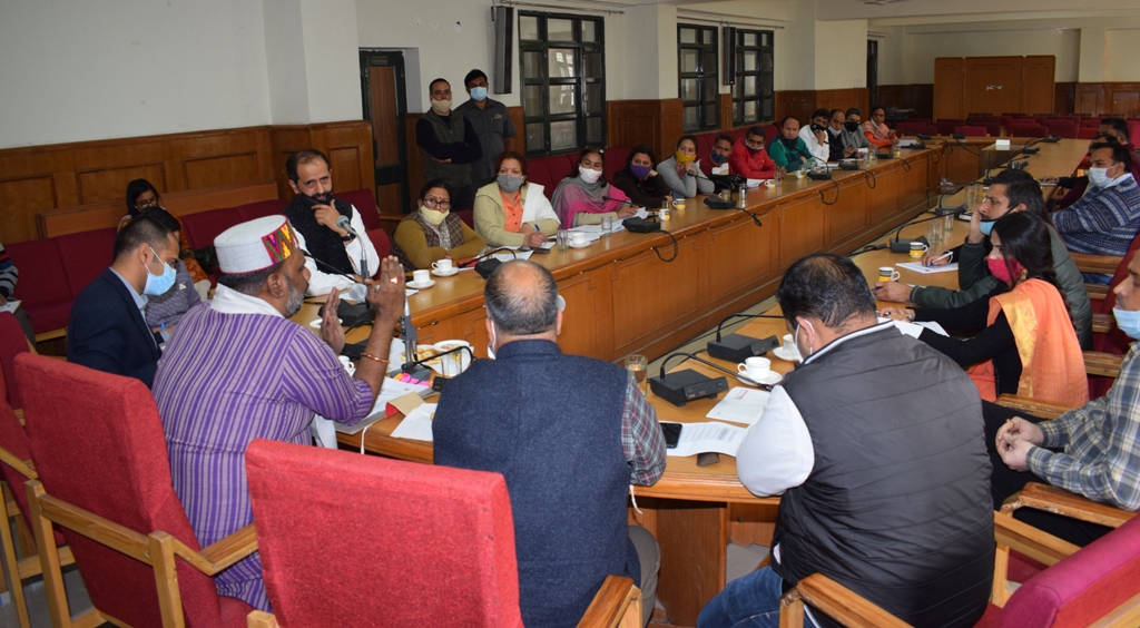 review meeting of national child protection in solan