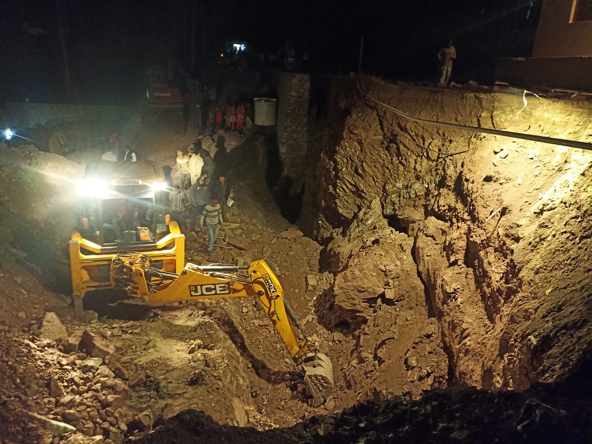 Landslide in solan