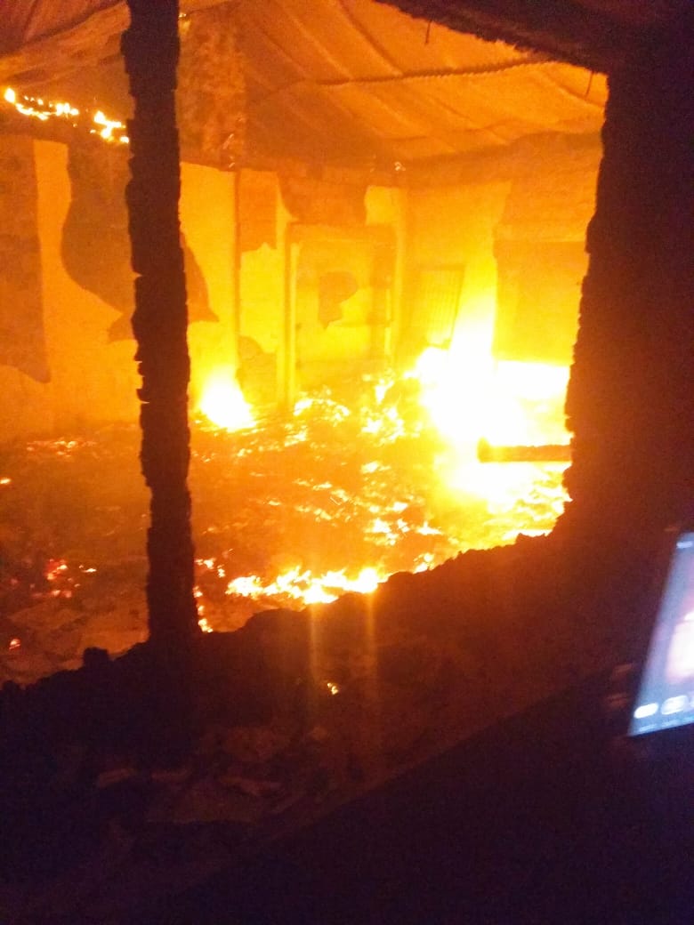 fire incident in solan, सोलन में आग की घटना