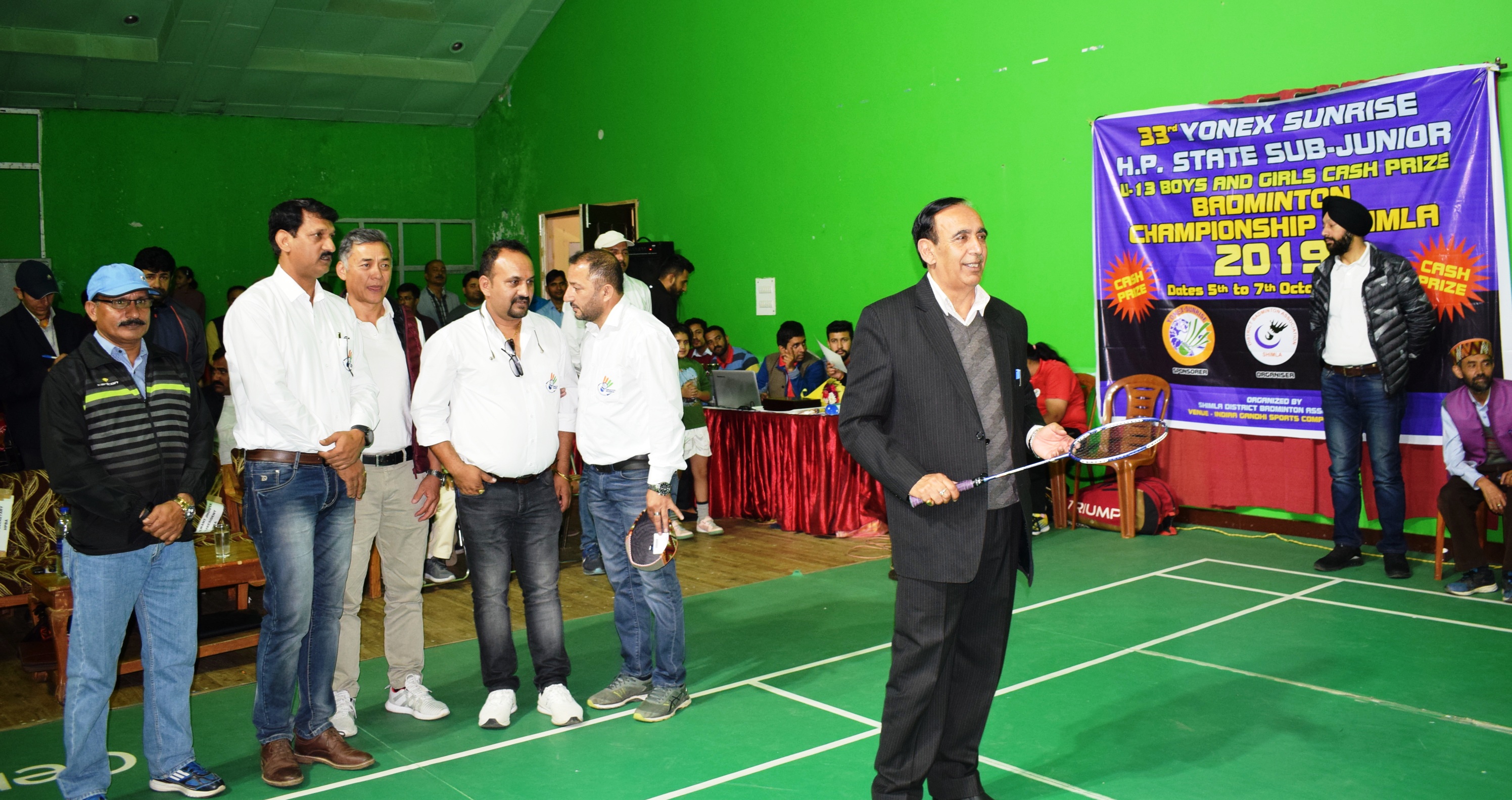 badminton championship started in shimla