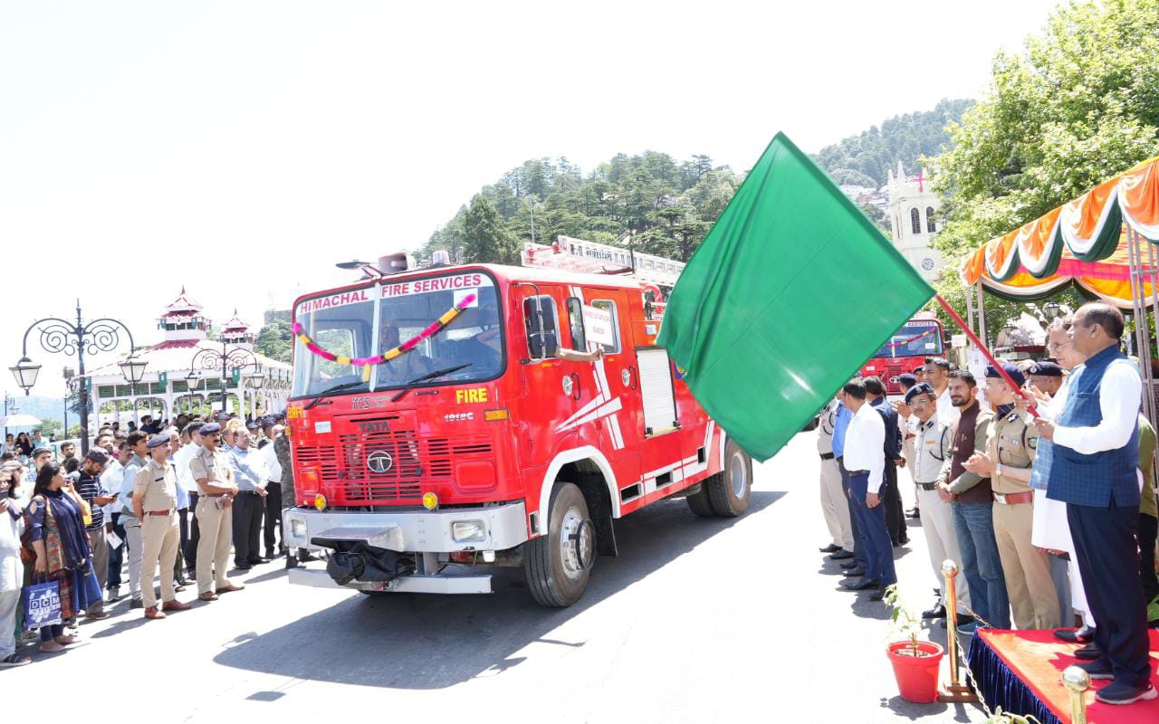 fire brigade vehicles equipped with modern technology