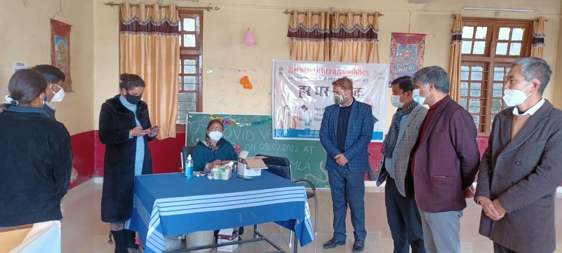 Awareness campaign regarding covid vaccination in Himachal