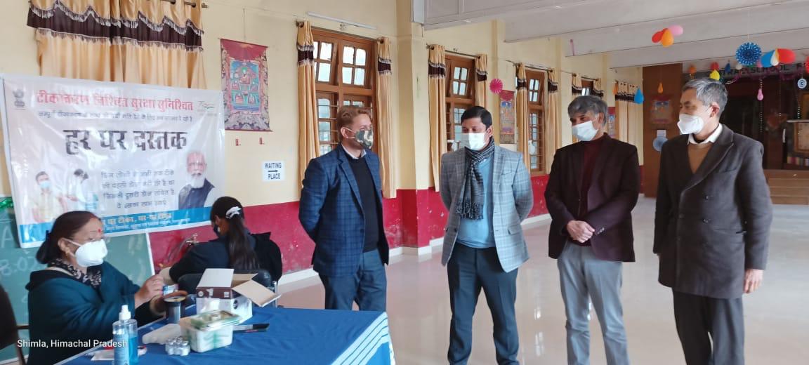 Awareness campaign regarding covid vaccination in Himachal