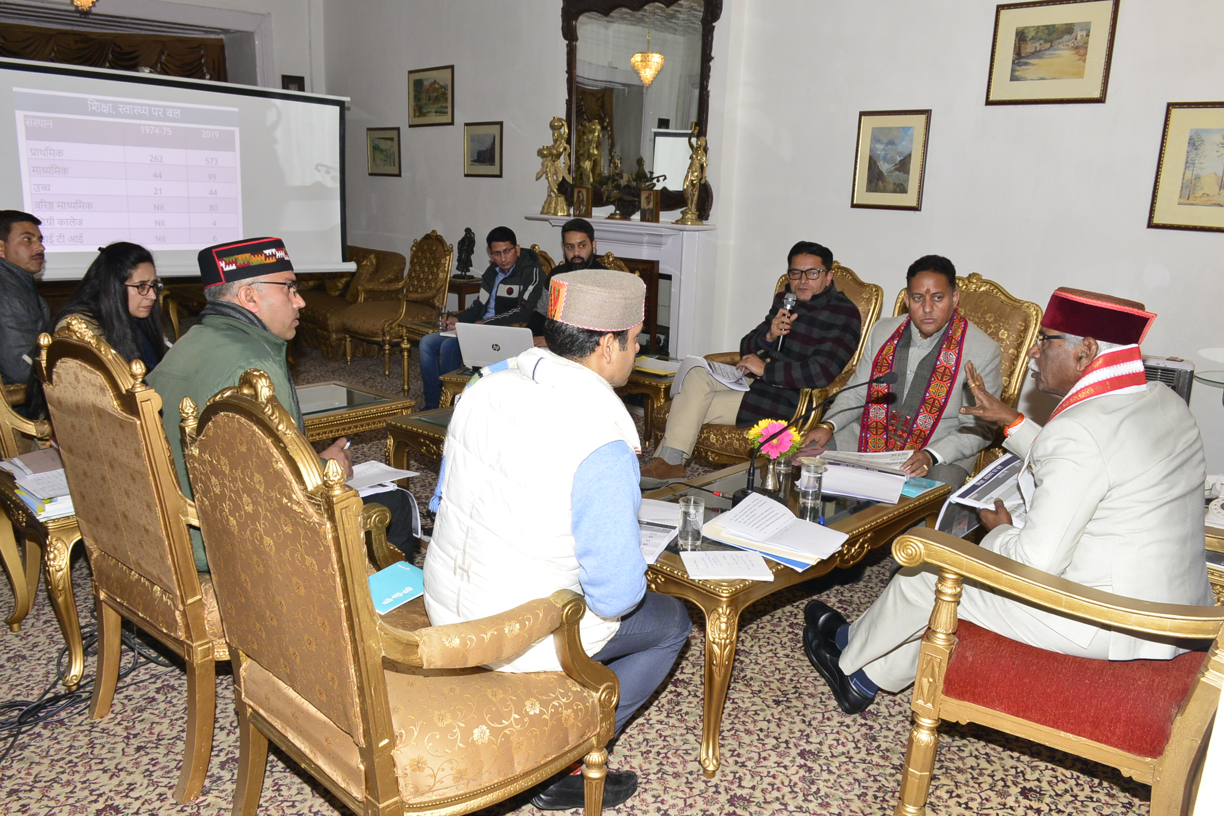 Governor chaired the meeting of Tribal Development Department