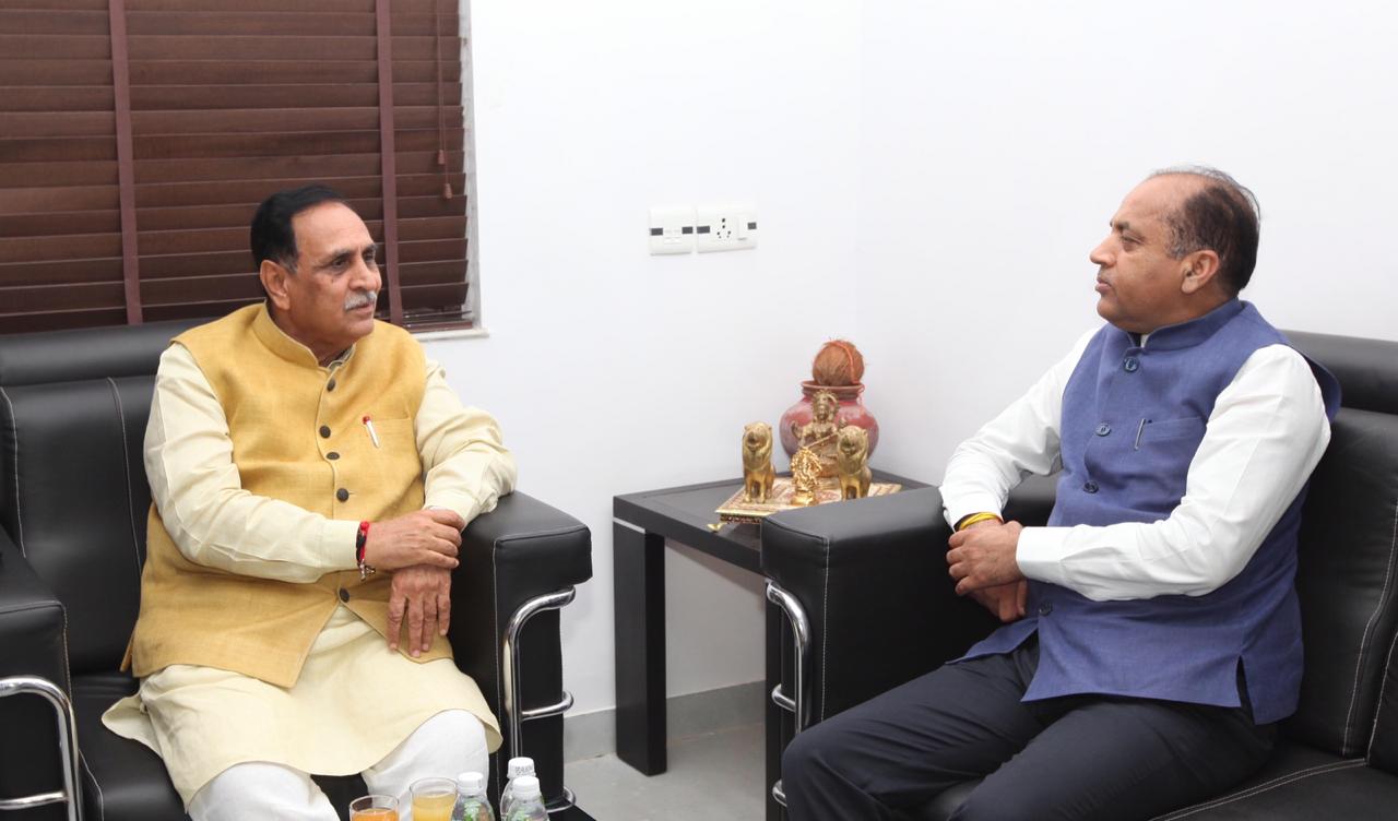 CM Jairam met Gujarat Chief Minister Vijay Rupani