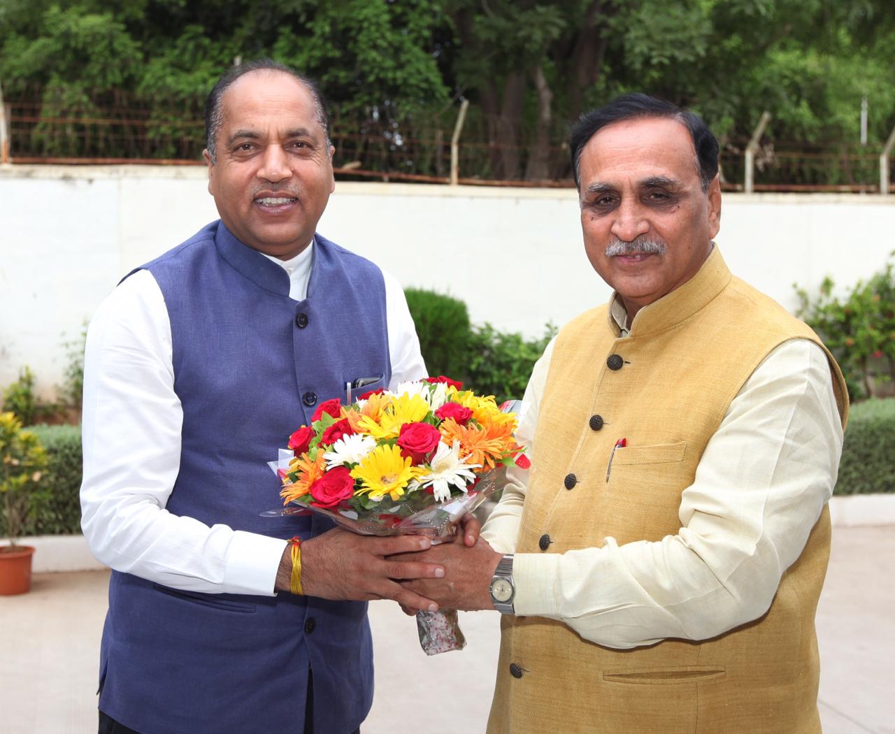 CM Jairam met Gujarat Chief Minister Vijay Rupani