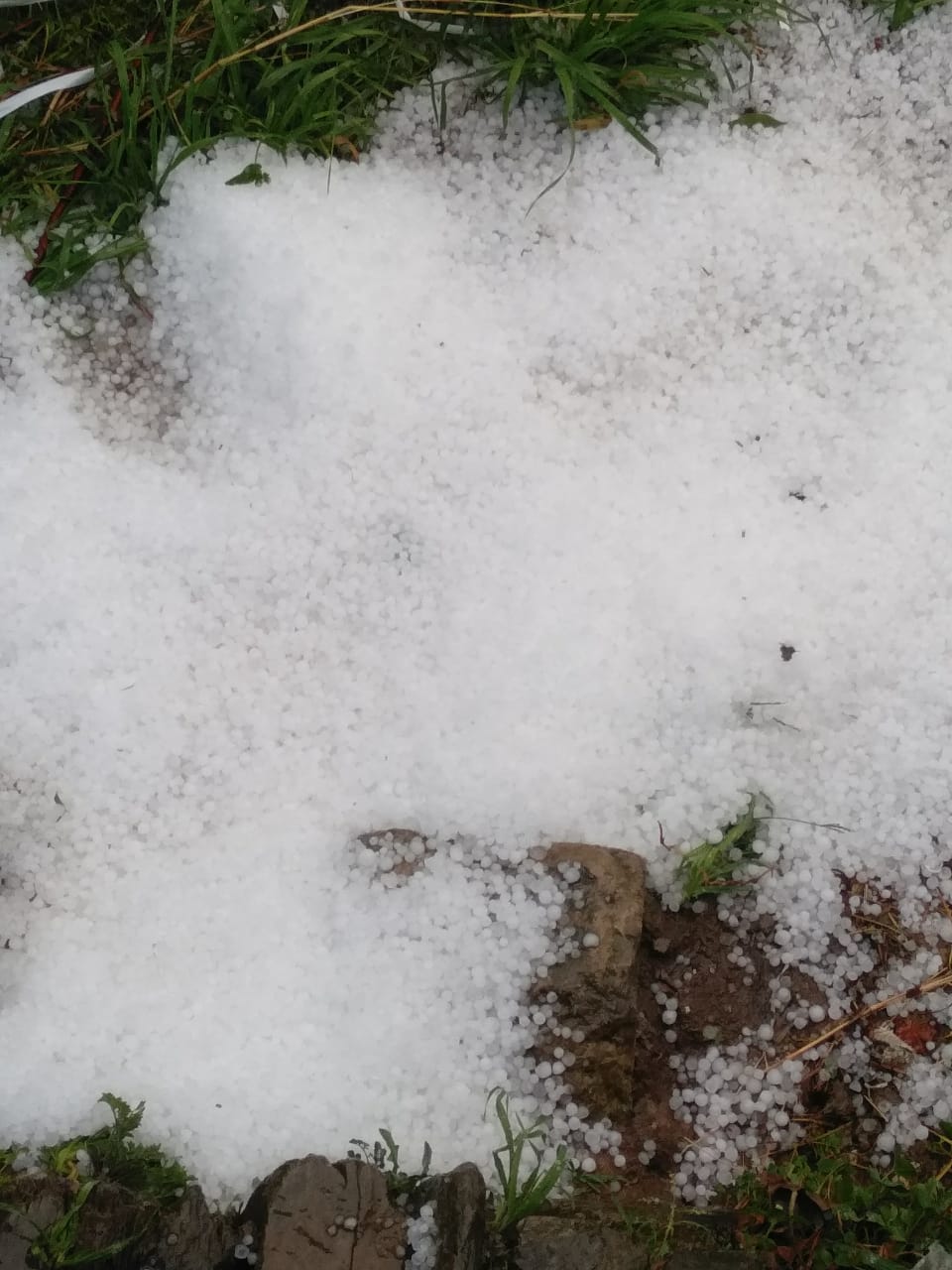 Hailstrom start in shimla