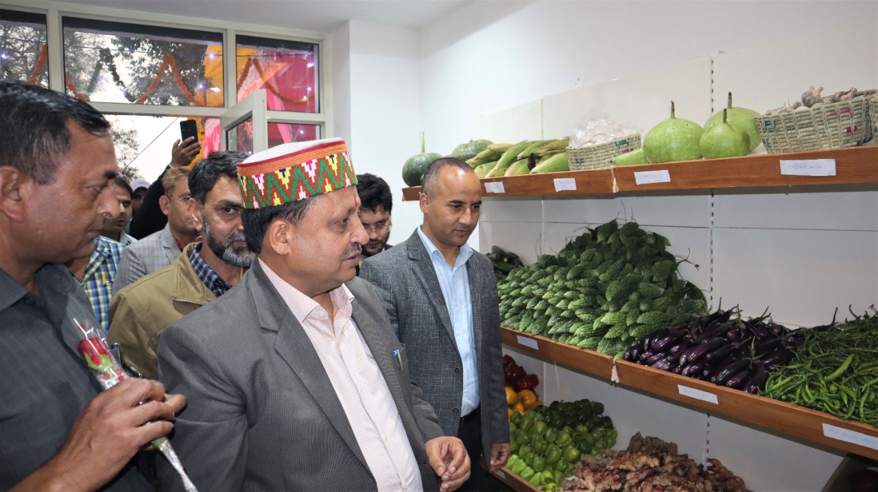 Himachal first Natural Farming Product Selling Center in Shimla