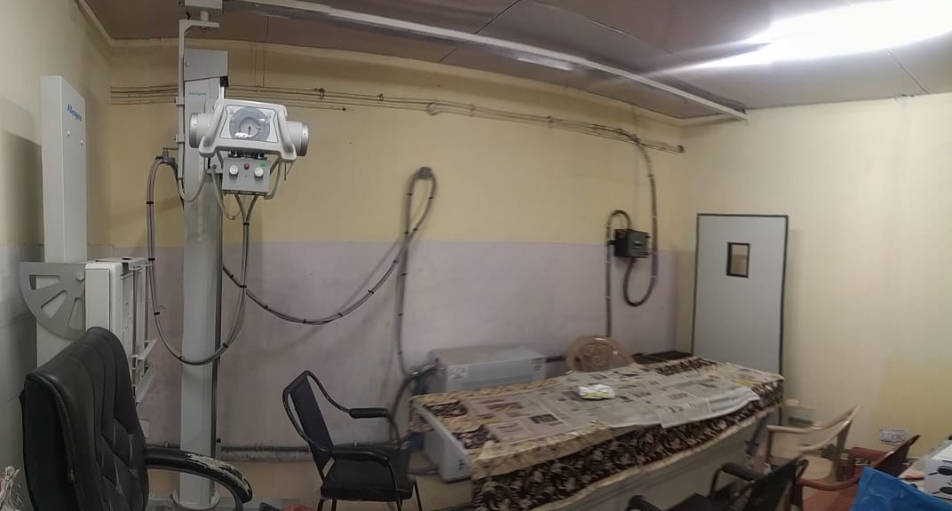 X-ray machine is defective in PHC tutu