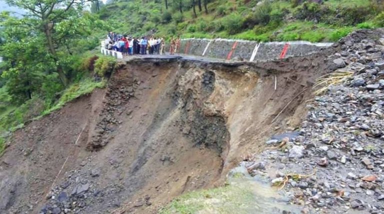 Landslide incidents in Himachal