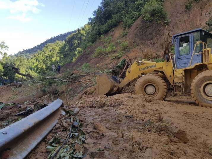 Landslide incidents in Himachal