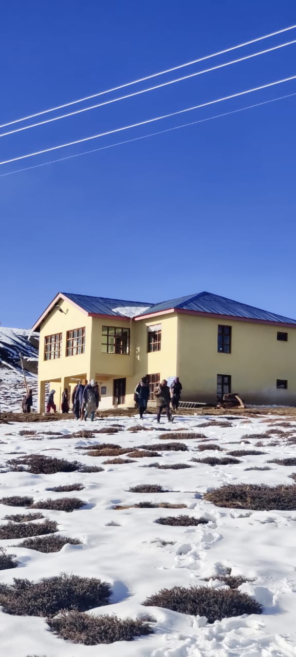 Polling party reached the world highest polling station Tashigang