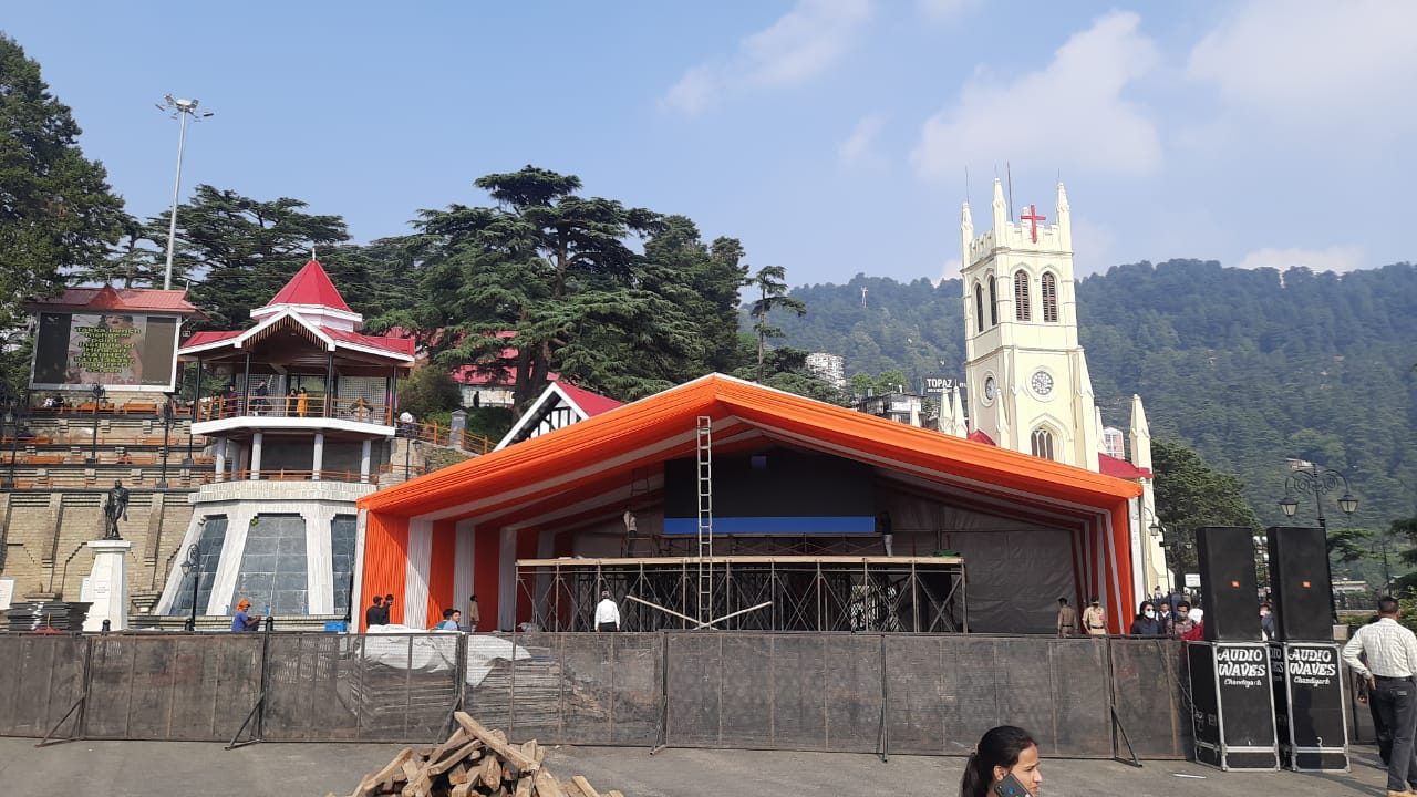 PM Modi Roadshow in shimla