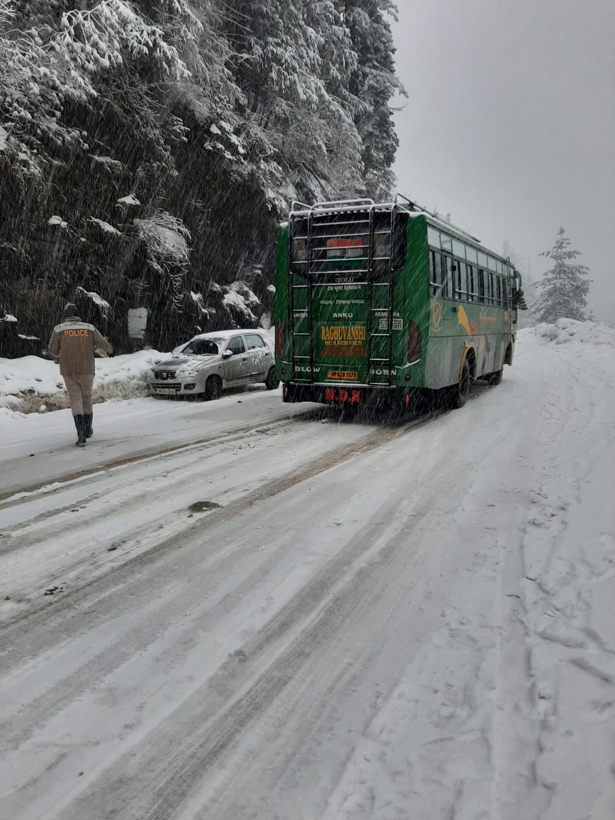 snowfall in shimla district