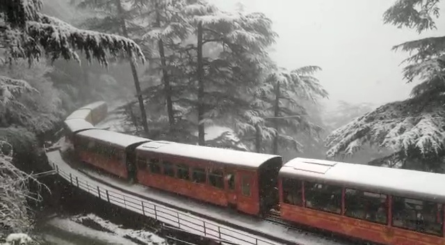 Shimla Kalka track in Himachal pradesh