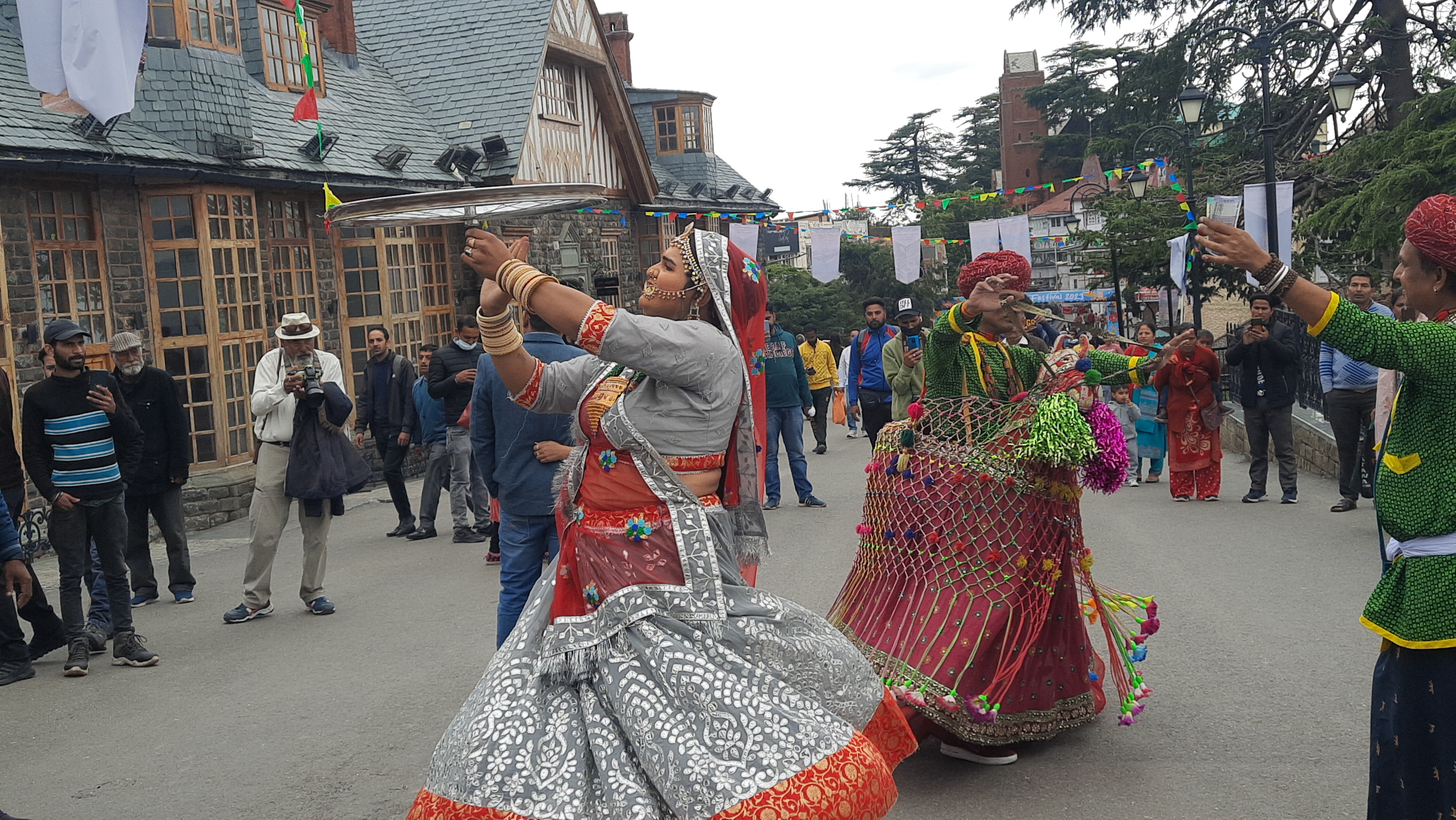 Cultural programs in International Summer Festival Shimla 2023.