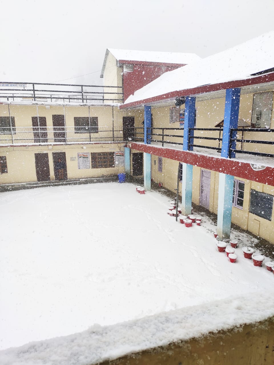 heavy snowfall in upper areas of shimla