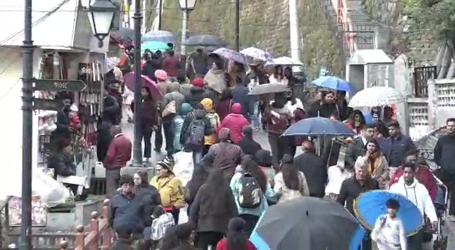 Rain in Shimla