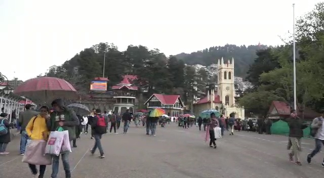 Rain in Shimla