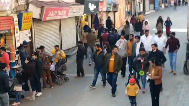 More than 15 thousand tourists reached Shimla in 2 days