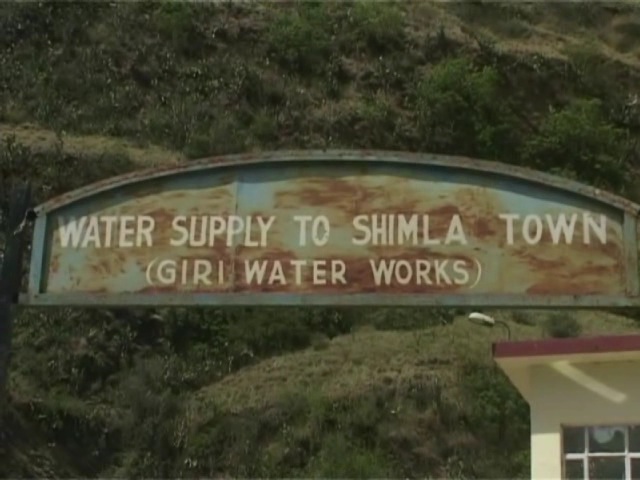 water crisis in shimla