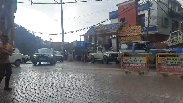 Rain And Hailstorm In Shimla