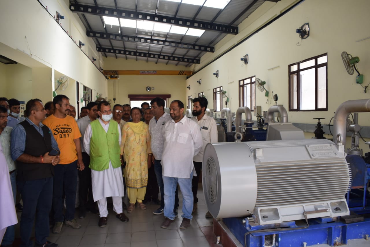 Suresh Bhardwaj inspected Gumma Pumping Station