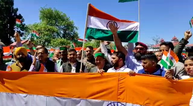 Tiranga Yatra in Shimla